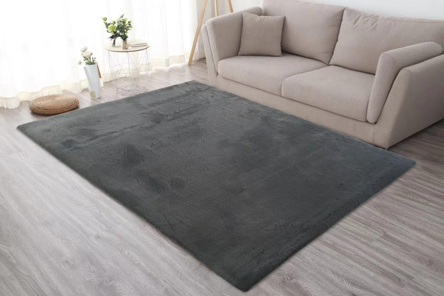 Covor Shaggy Soft Blanita Antracit 200x300 cm - Premium - imagine 4