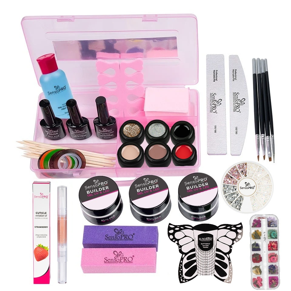 Kit Unghii Gel Kitunghii #02 + Cutie Cadou - imagine 2