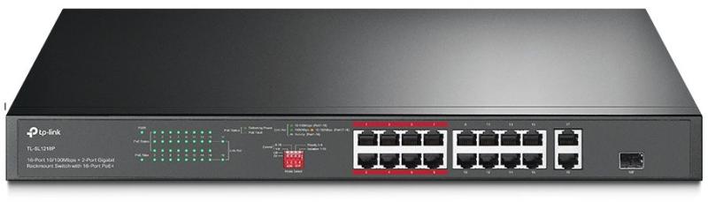 Switch TP-LINK TL-SL1218P 16 Porturi PoE+ Gigabit