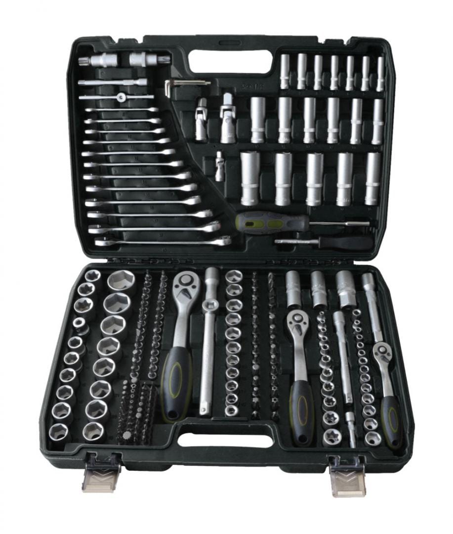 Trusă Scule 216 Piese Heinner CR-V 1/4" 3/8" 1/2" Profesionistă - imagine 2