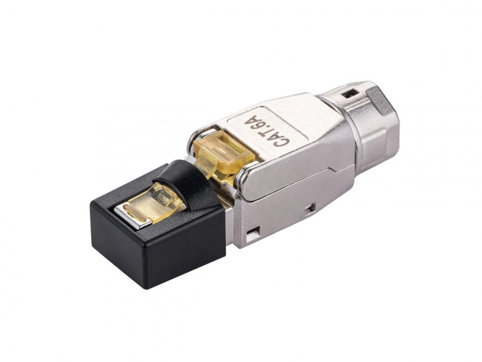 Conector RJ45 Cat.6A ecranat Value, instalare rapidă