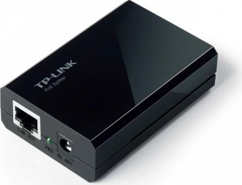 Splitter PoE TP-Link TL-POE10R, 12V/2A, Gigabit, Negru - imagine 1