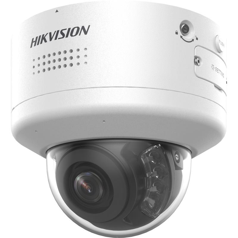 Camera IP Dome 8MP Hikvision 4K Audio Dual Varifocal