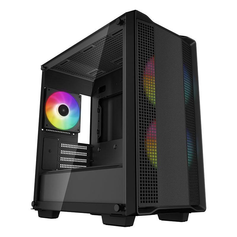 Carcasa Deepcool CC360 ARGB Mid Tower Negru - Sticla Tempered