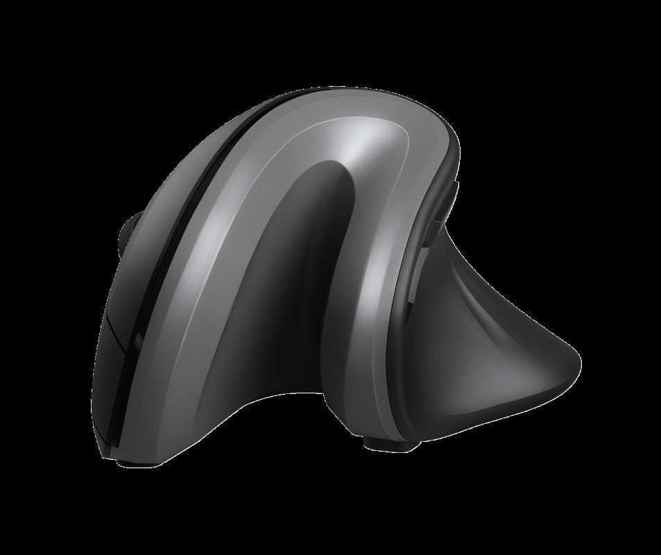 Mouse Trust Verro Ergonomic Wireless Negru - Protejează Încheietura - imagine 3