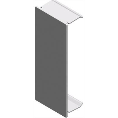 Capăt canal cablu TEM 165x65 Argintiu