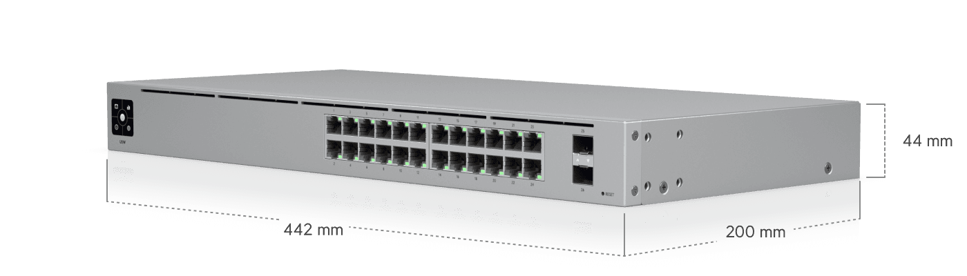 Switch Ubiquiti UniFi USW-24 Gigabit 24 Porturi 2xSFP - imagine 7