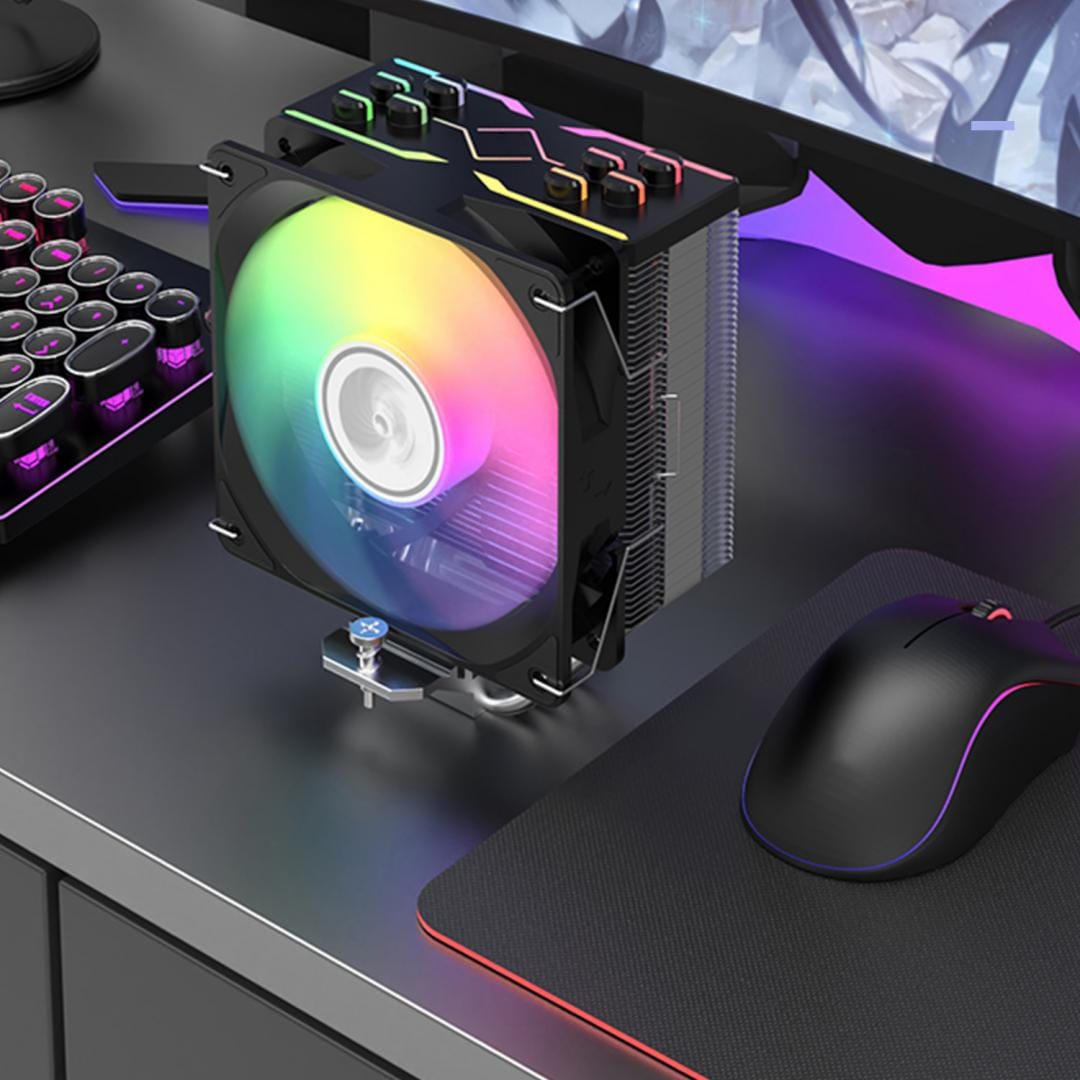 Cooler CPU Serioux CC120ARGB | TDP 200W, ARGB, Intel & AMD - imagine 3
