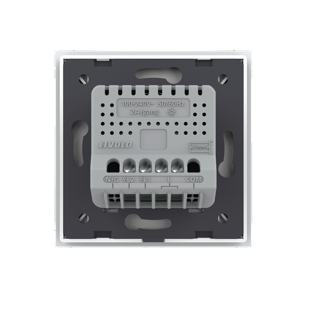Intrerupator Dublu Touch Livolo cu Variator - imagine 4
