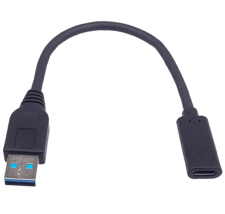 Adaptor USB 3.1-A la USB-C OEM, 20cm - imagine 1