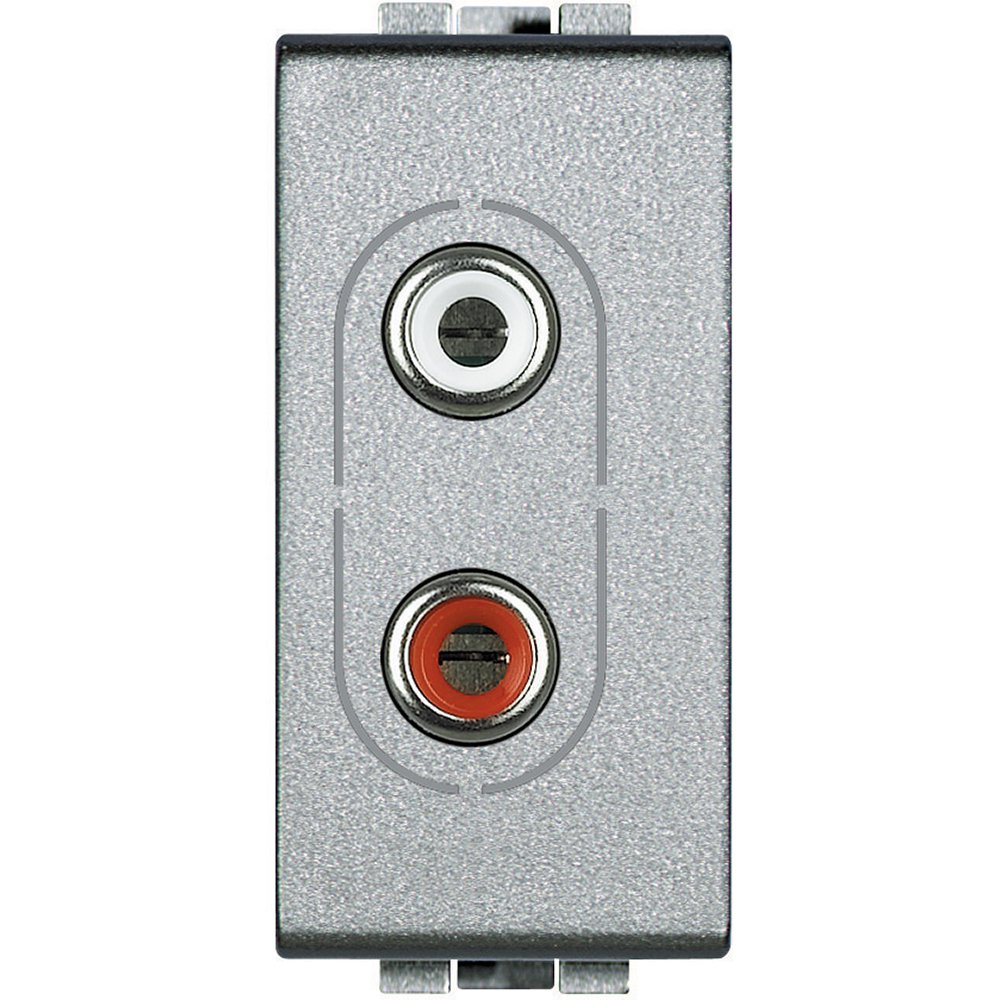 Priza Audio 2xRCA Bticino Living Light
