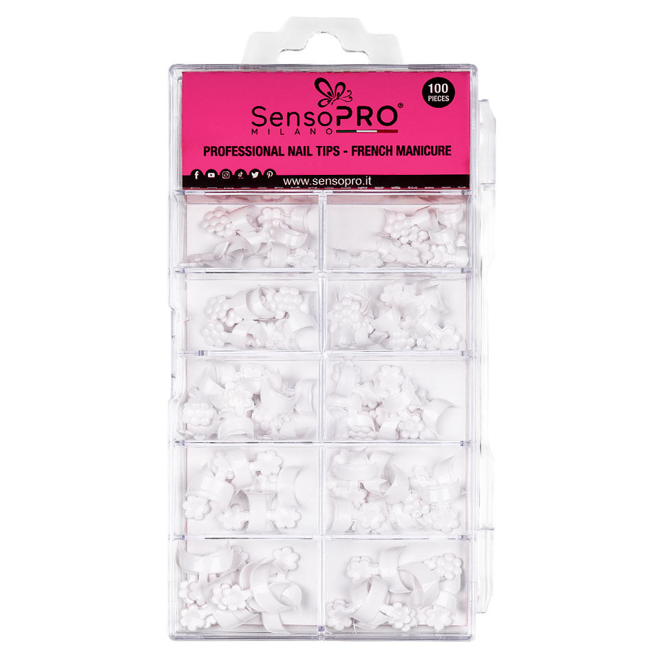 Tipsuri French SensoPRO Milano, 100 buc, Flexibile