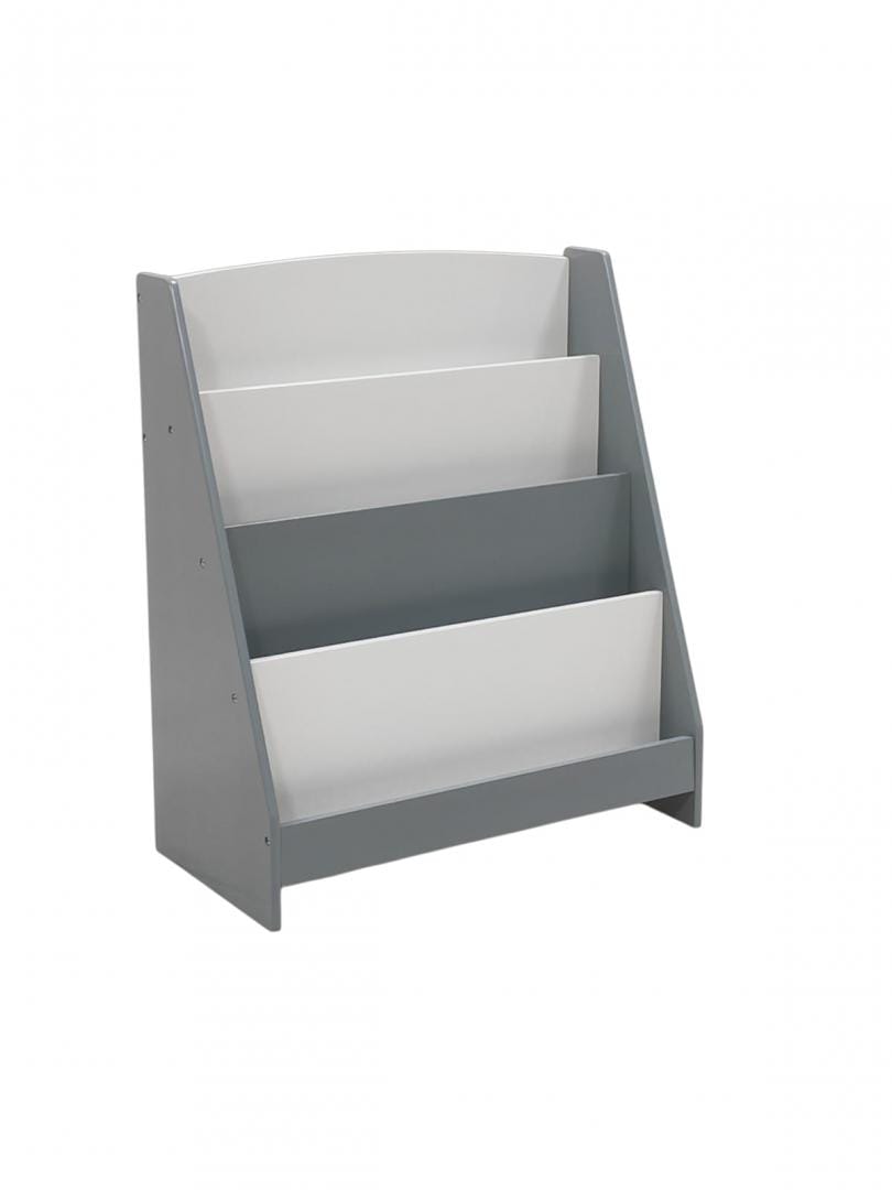 Raft Depozitare Cărți Copii U-Grow Gri - MDF Premium - imagine 2