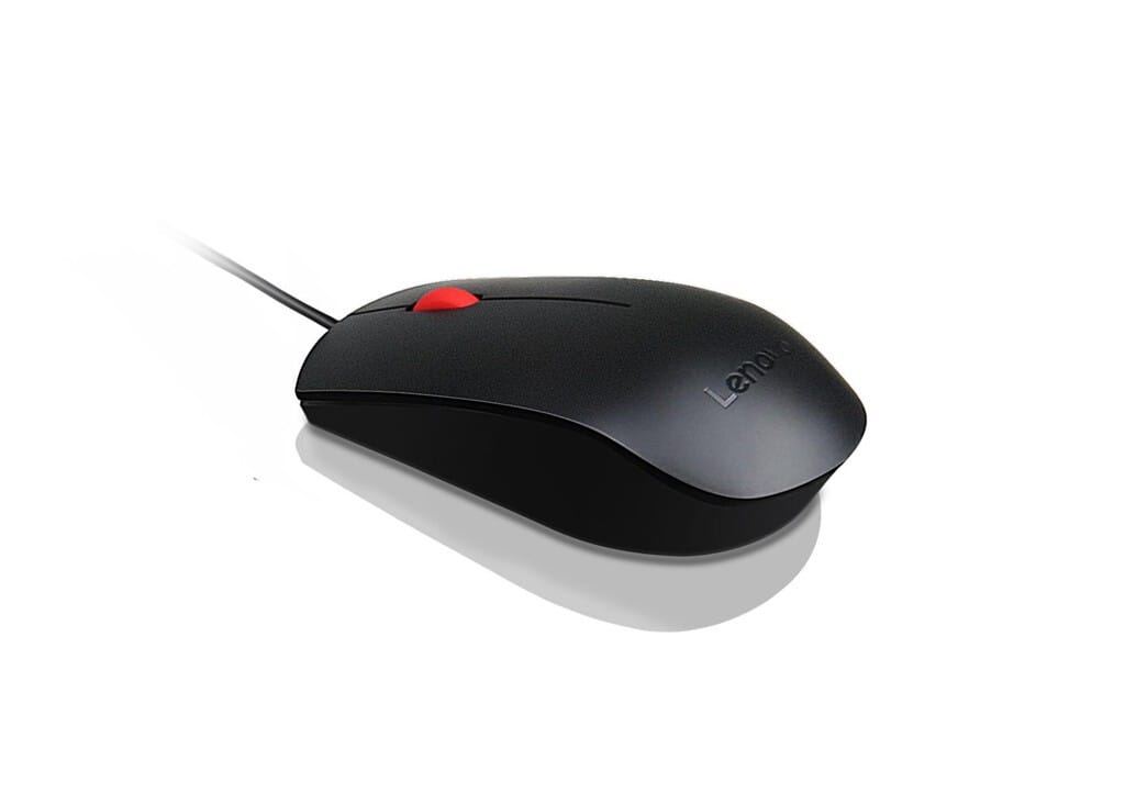 Mouse Optic Lenovo CU FIR 1600 DPI - Negru Ergonomic - imagine 2