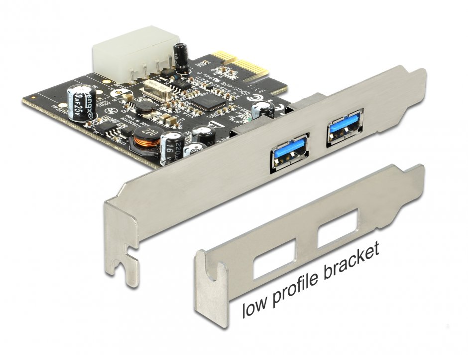 Placă PCI Express USB 3.0 2 Porturi Delock 89241