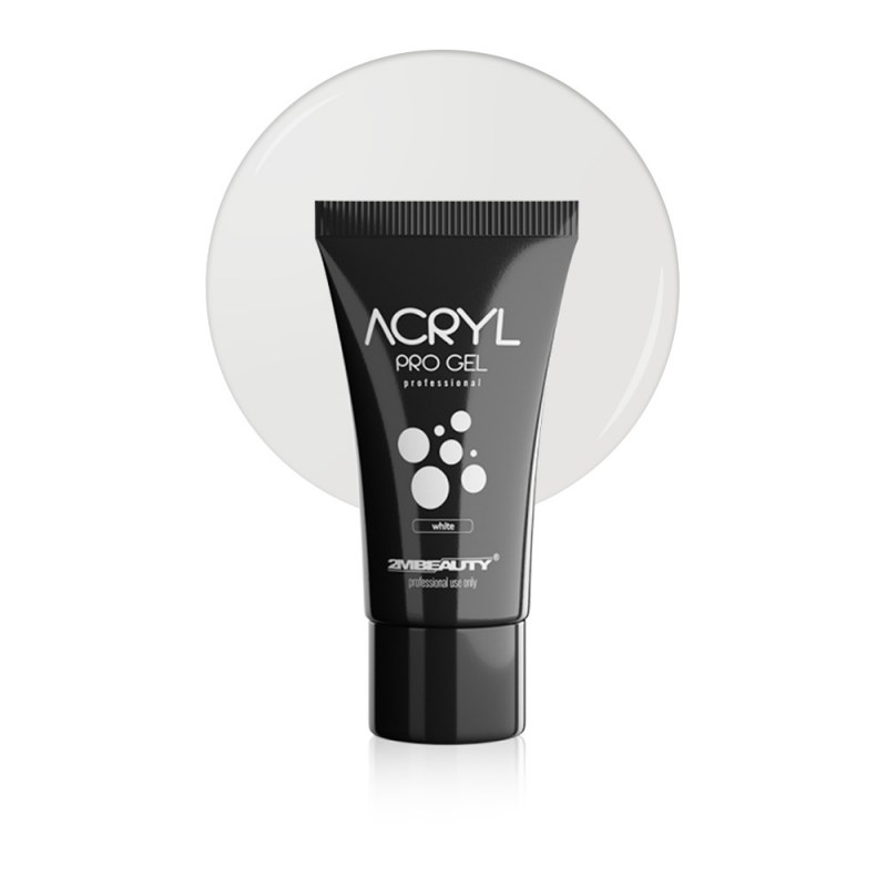 Acryl Pro Gel Hema Free White 30gr - Nailshop