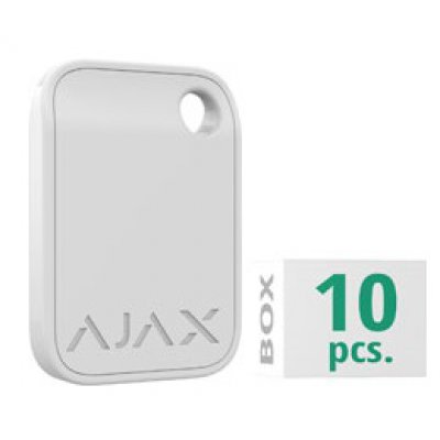 Set 10 Tag-uri Ajax RFID Albe, Securitate AES
