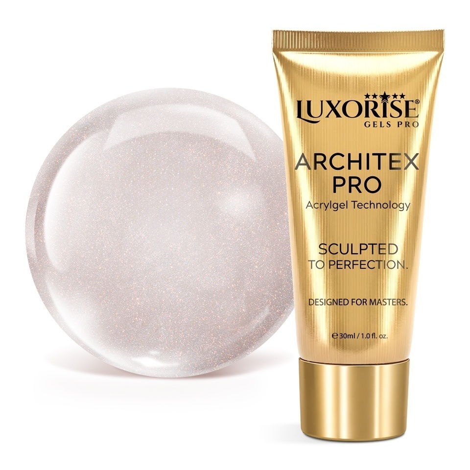 Polygel LUXORISE ARCHITEX PRO - Divine Sheen Collection, Soft Prosecco, 30ml