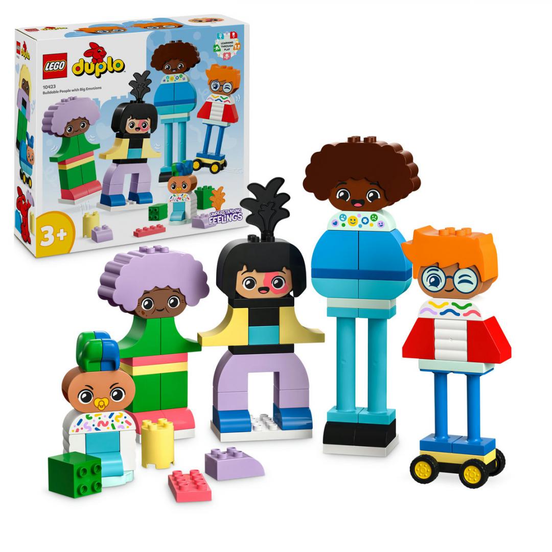 LEGO DUPLO Oameni cu Emoții Mari 10423 - Jucărie Educațională 3+