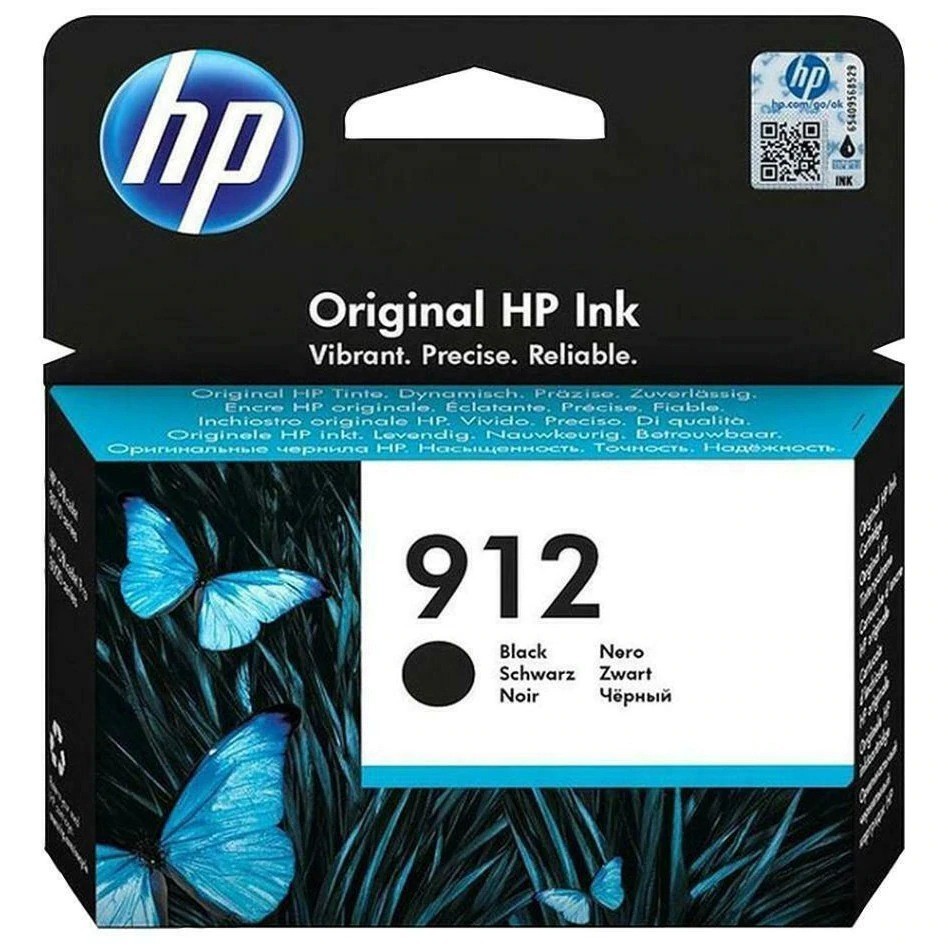 Cartus Cerneala Original HP 912 Black pentru OfficeJet 8013/8023