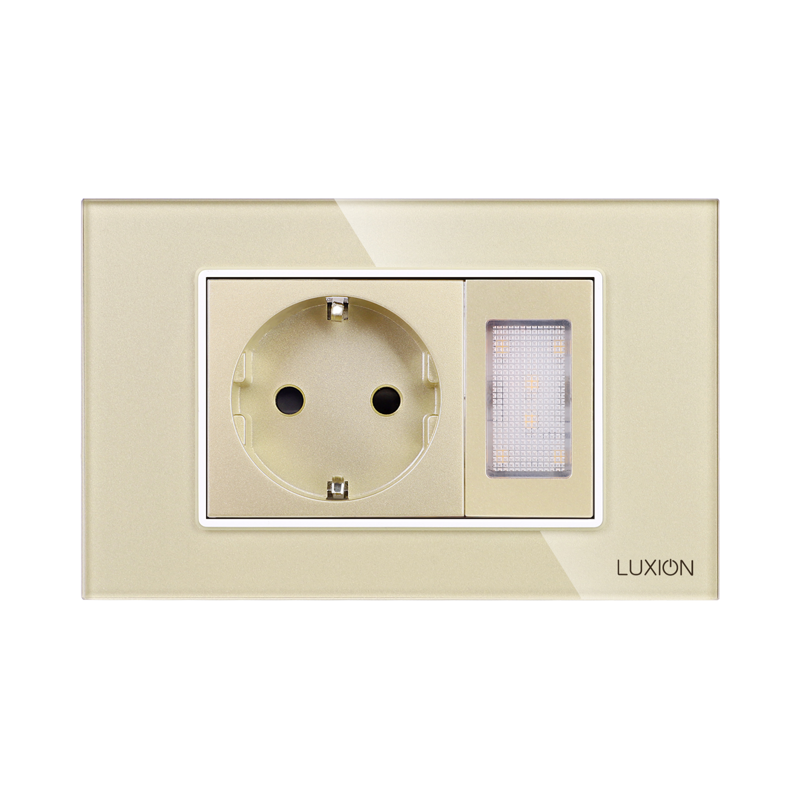 Priza Schuko cu Lampa de Veghe si Rama Sticla 3M LUXION - imagine 10