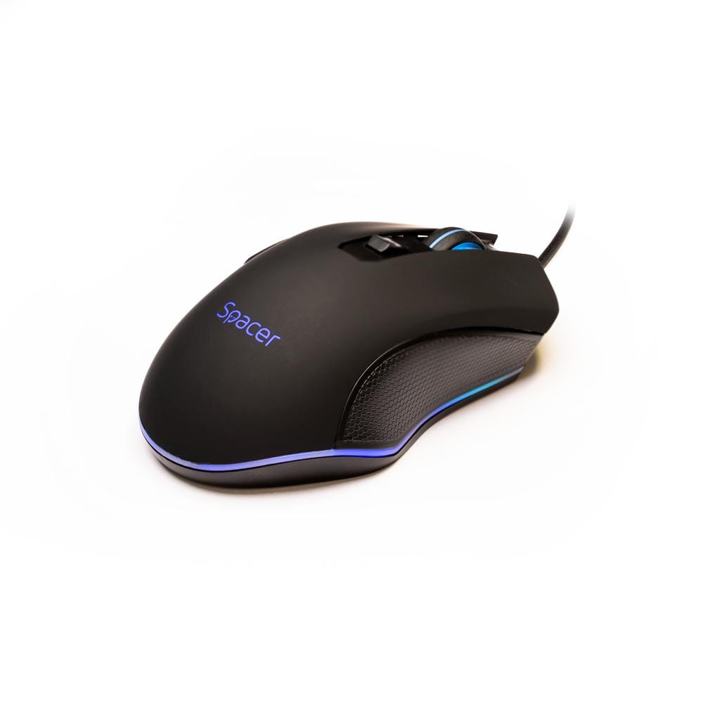 Mouse Gaming Wireless SPACER SP-GM-01 Negru - 2400 DPI RGB - imagine 4