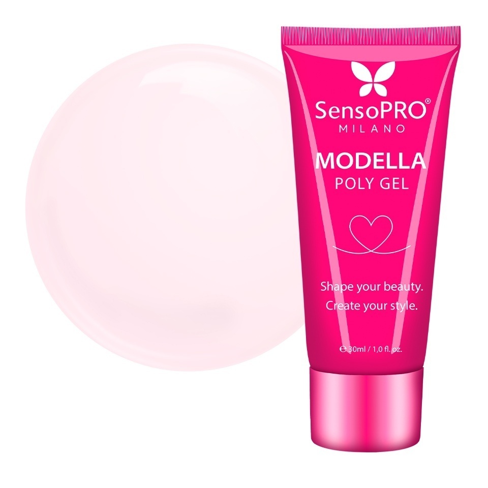 Polygel MODELLA SensoPRO Milano - Pure Blush, 30ml