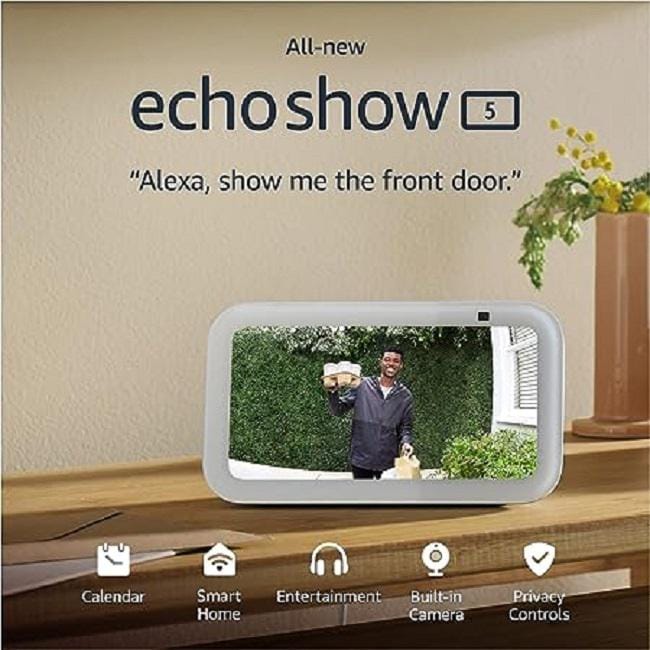 Smart Speaker AMAZON Echo Show 5 Gen 3 2023 Glacier White - imagine 2