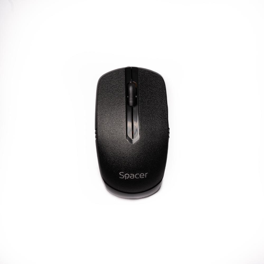 Mouse Wireless Spacer SPMO-161 2.4 GHz 1000 DPI Negru - imagine 3