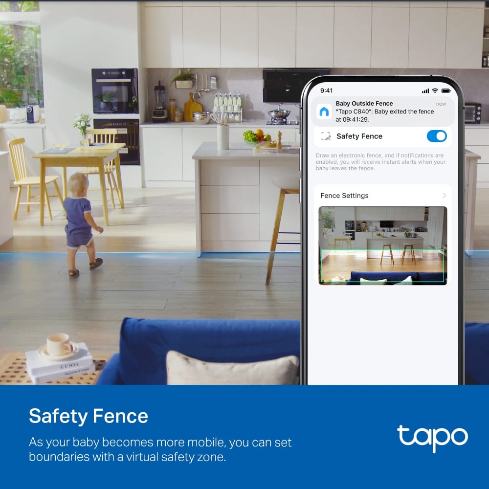 Camera TP-LINK Tapo C840 Dual-Lens pentru bebeluși - imagine 18