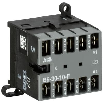 Minicontactor ABB GJL1211003R0101, 4 kW, bobină 24V AC
