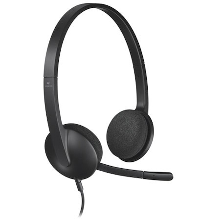 Căști Logitech H340 USB - Audio Crystalin pentru Birou și Multimedia