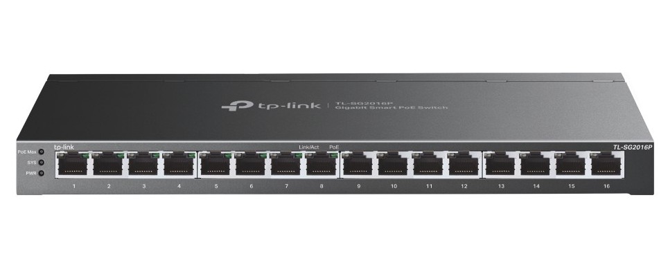 Switch TP-Link TL-SG2016P 8 PoE+ 120W
