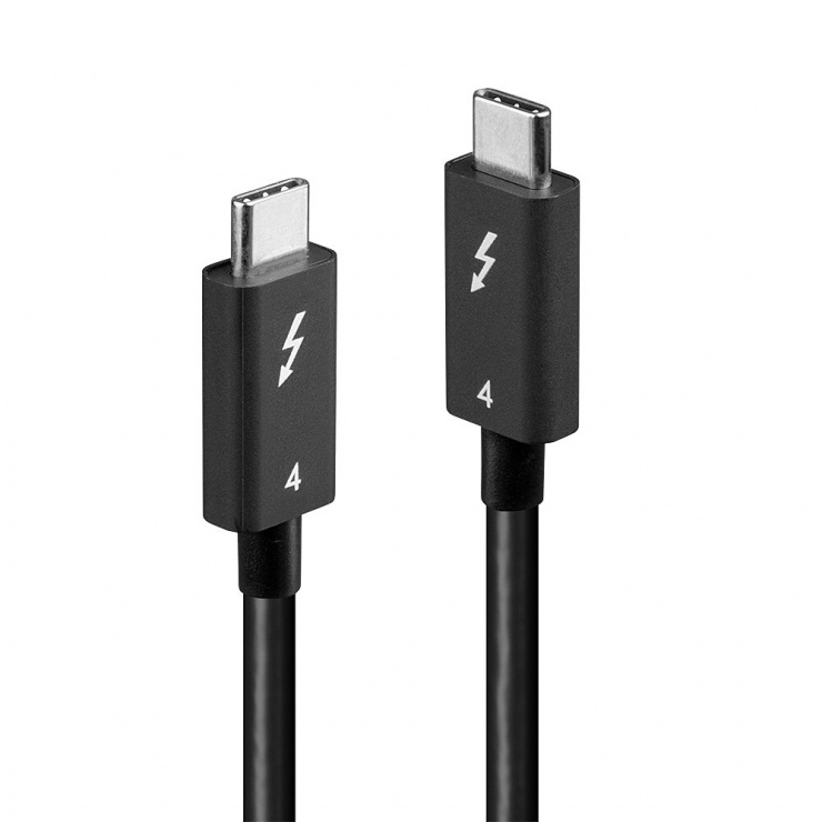 Cablu Thunderbolt 4 Lindy 1m, 8K, 100W