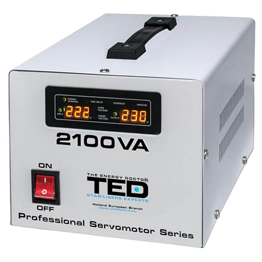 TED Stabilizator Tensiune 2100VA Protecție Echipamente
