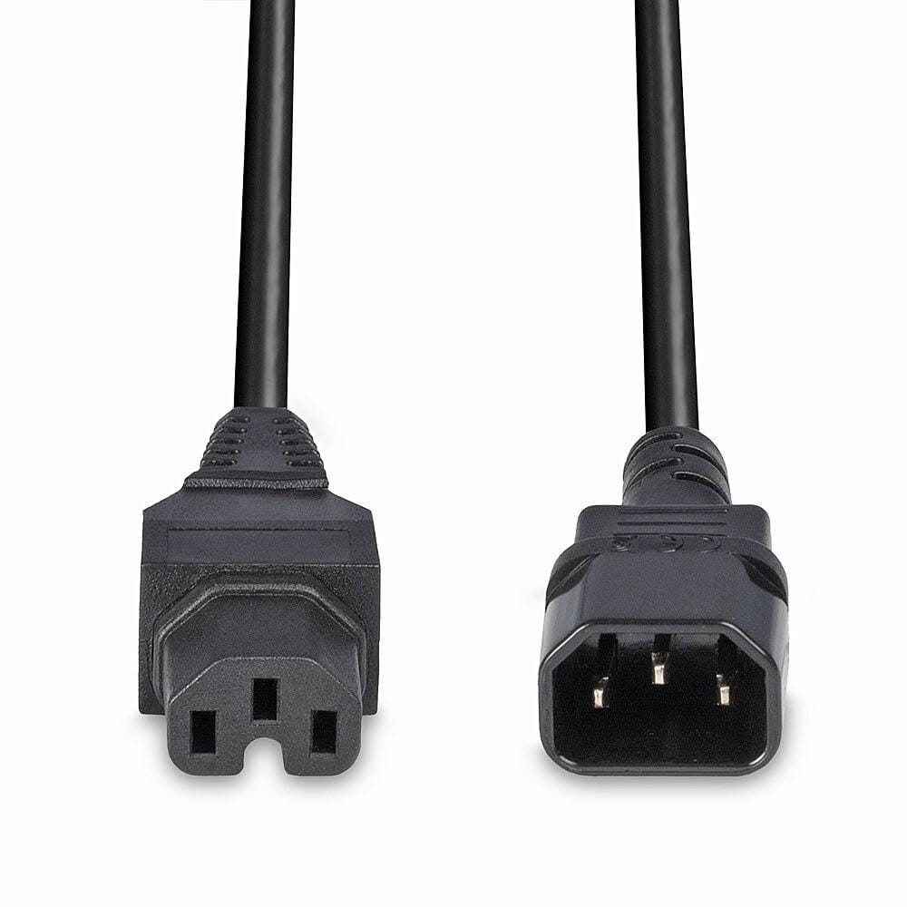 Cablu Alimentare Lindy C14-C15 2m Negru - Extensie IEC - imagine 7