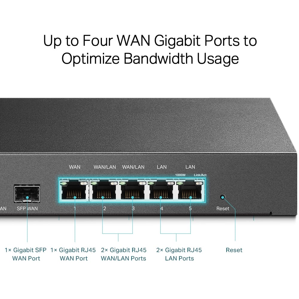 Router TP-LINK ER7206 Gigabit Multi-WAN VPN pentru Afaceri - imagine 13