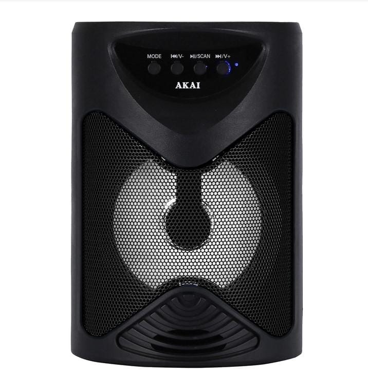 Boxă Portabilă AKAI ABTS-704 Bluetooth 4.2 Radio FM LED Negru