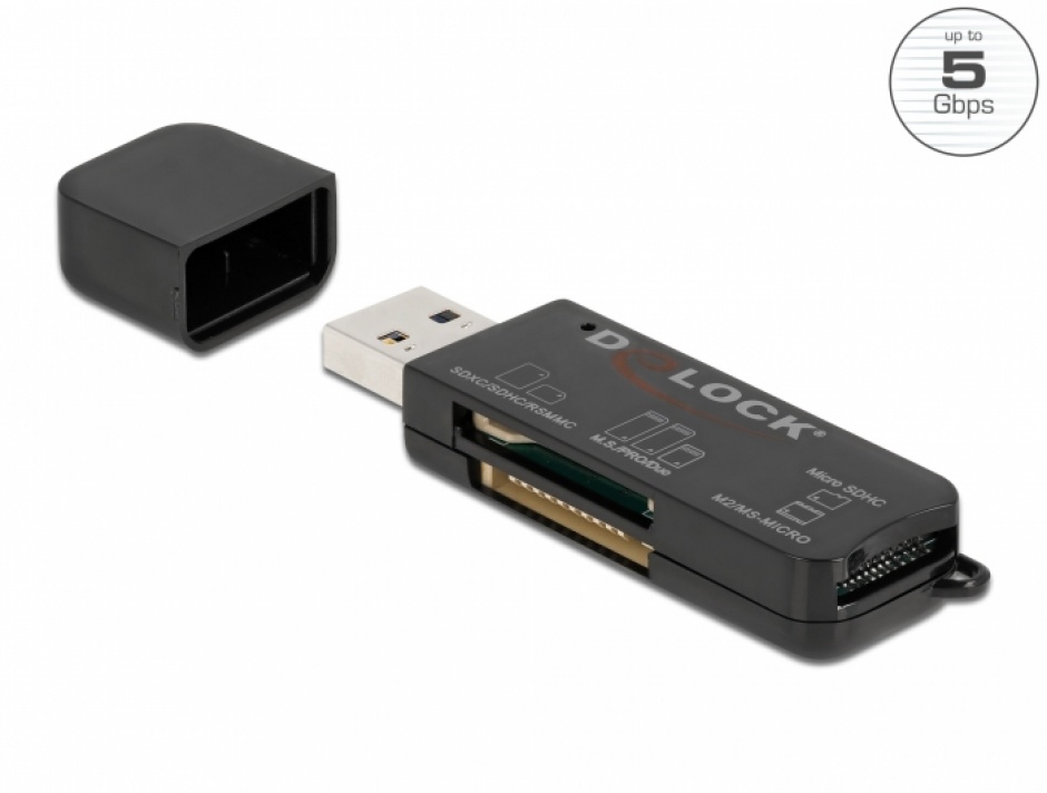 Cititor Carduri USB 3.2 Delock 91757