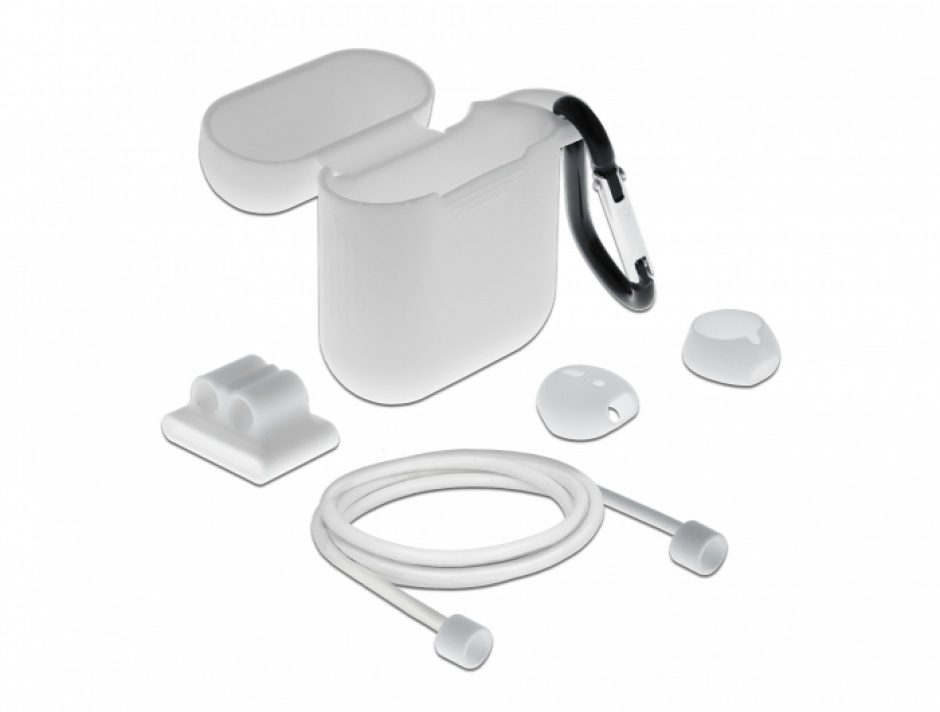 Set Accesorii AirPods Alb Delock 5-în-1