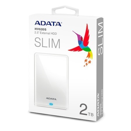 HDD Extern ADATA HV620S 2TB USB 3.1 Alb - Compact și Rapid - imagine 5