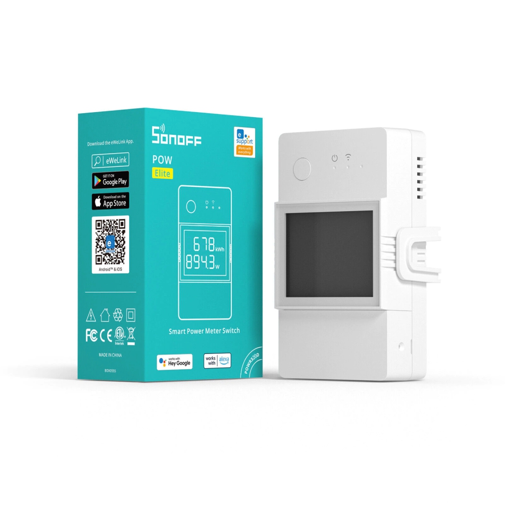Releu Wi-Fi Sonoff POW Elite R3, 20A, Control Aplicatie - imagine 4