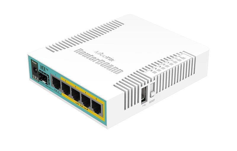 Router Mikrotik RB960PGS HEX PoE - 5 Porturi Gigabit - imagine 2
