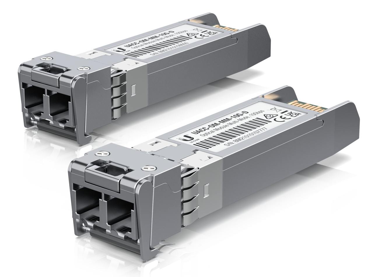 Set Module Fibra Optica Ubiquiti 10Gbps 300m