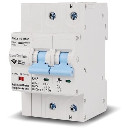 Siguranță Automată Wi-Fi 1P+N 63A Sinotimer