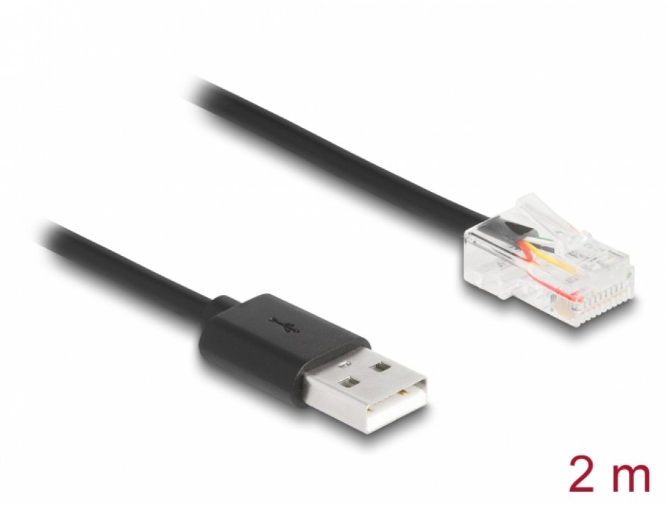 Cablu USB 2.0 la RJ50 Delock 2m pentru UPS