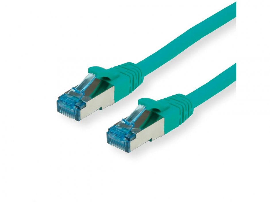 Cablu RJ45 Cat.6A LSOH Verde 0.15m Value