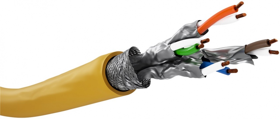 Rola Cablu RJ45 CAT 8.1 S/FTP 50m Goobay