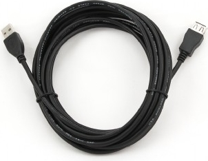 Cablă USB 2.0 Gembird 4.5m Prelungitor Conectori Auriți - imagine 2