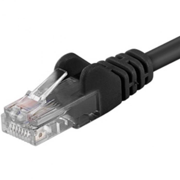 Cablu Rețea UTP Cat.6, 3m, Negru, OEM